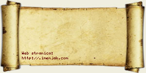 Miljana Kaljević vizit kartica